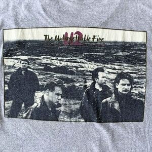 [Made in U.S.A] Vintage 1985 U2 The Unforgettable Fire Tour T Shirts
